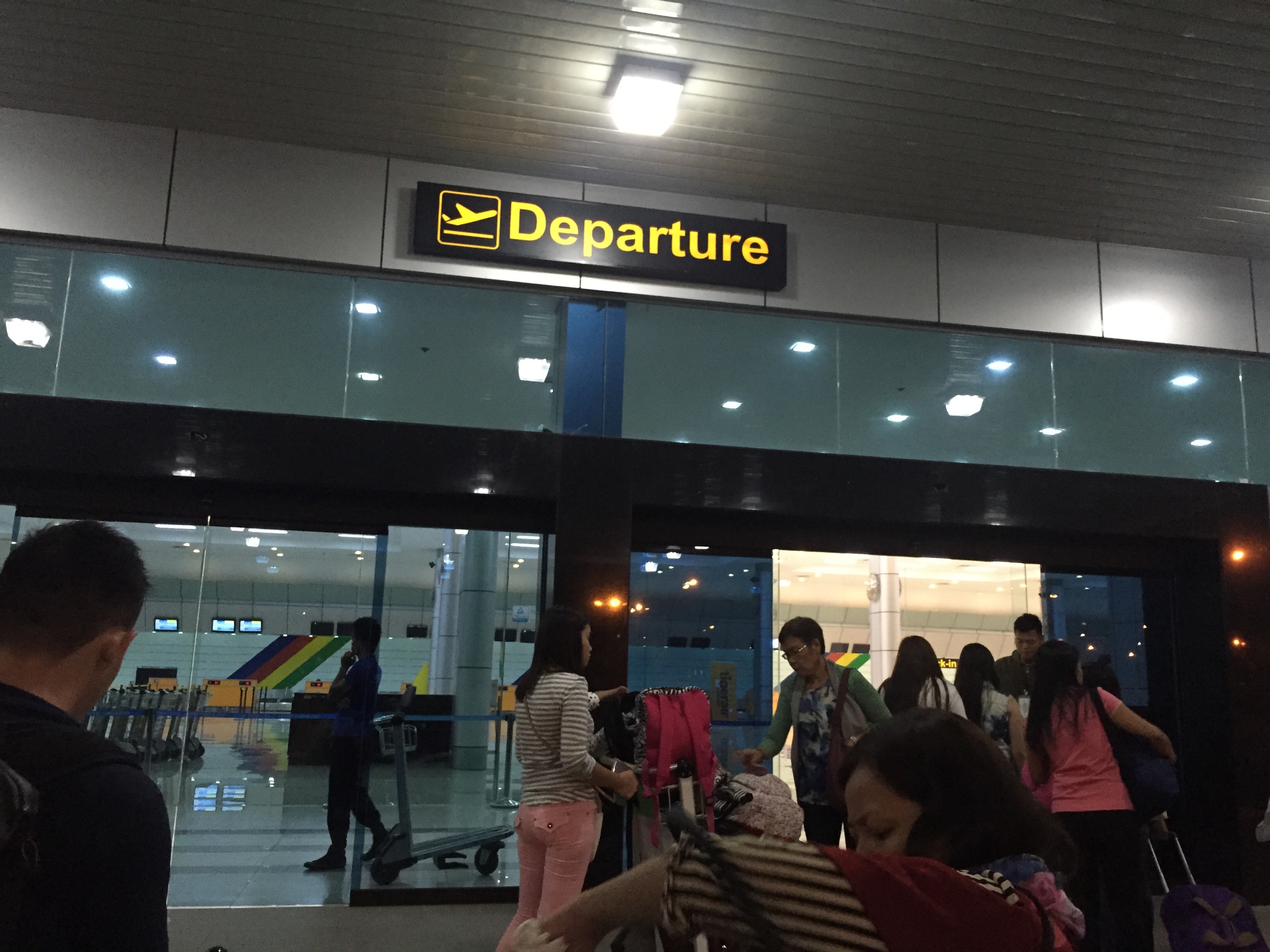 clark international airport departure